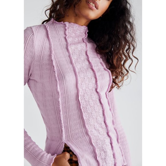 🎉LAST CHANCE🎉 NWT Free People Lula Top / Orchid Dust - Picture 3 of 5